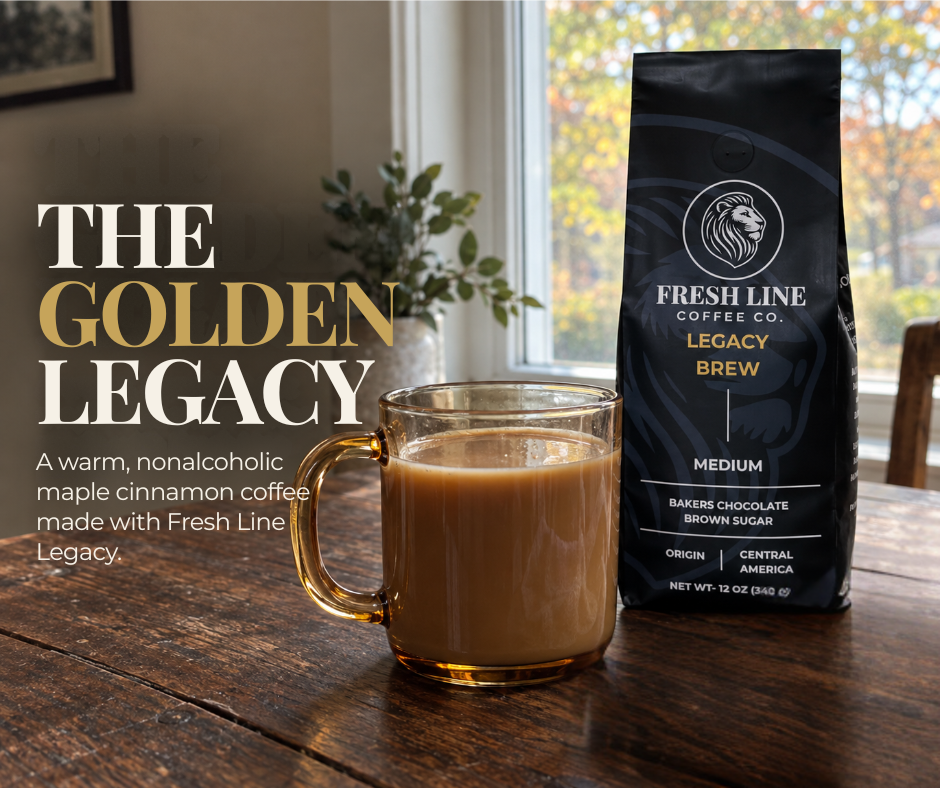 The Golden Legacy: A Nonalcoholic Maple Cinnamon Coffee