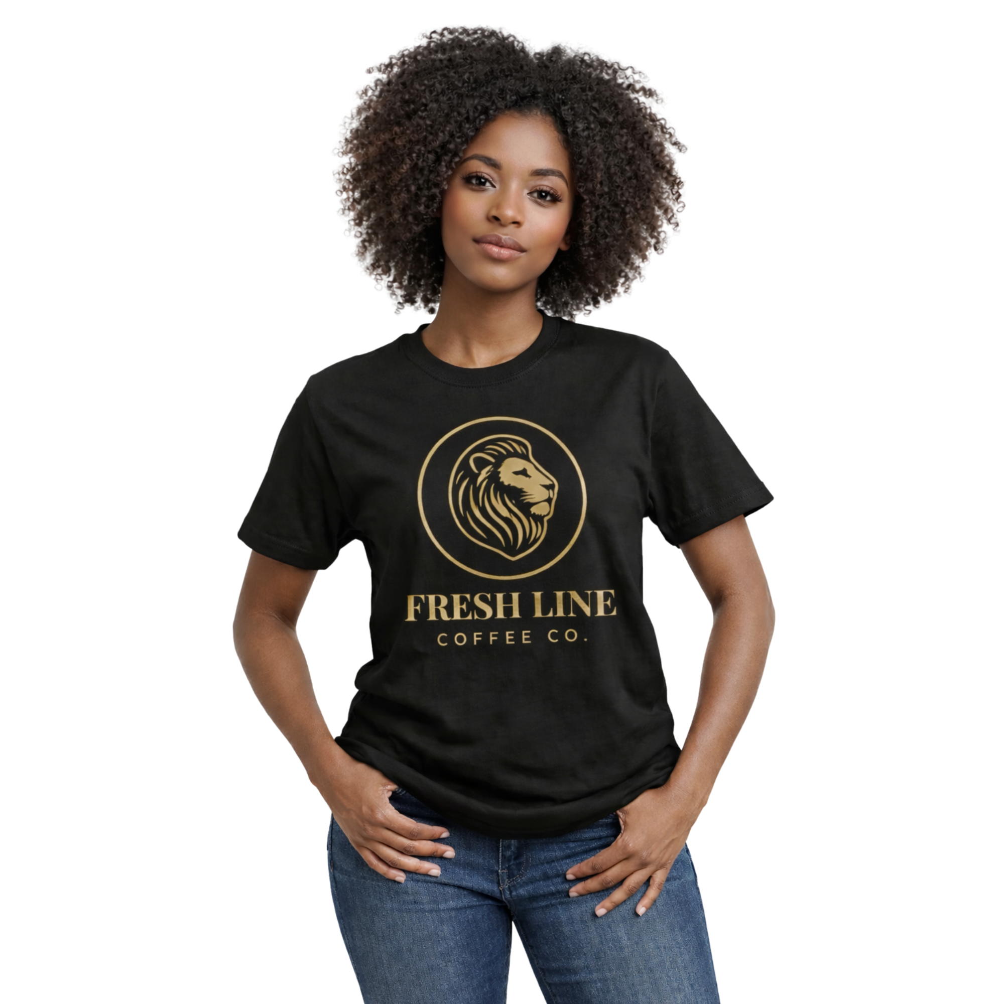 Fresh Line Signature Tee- Black