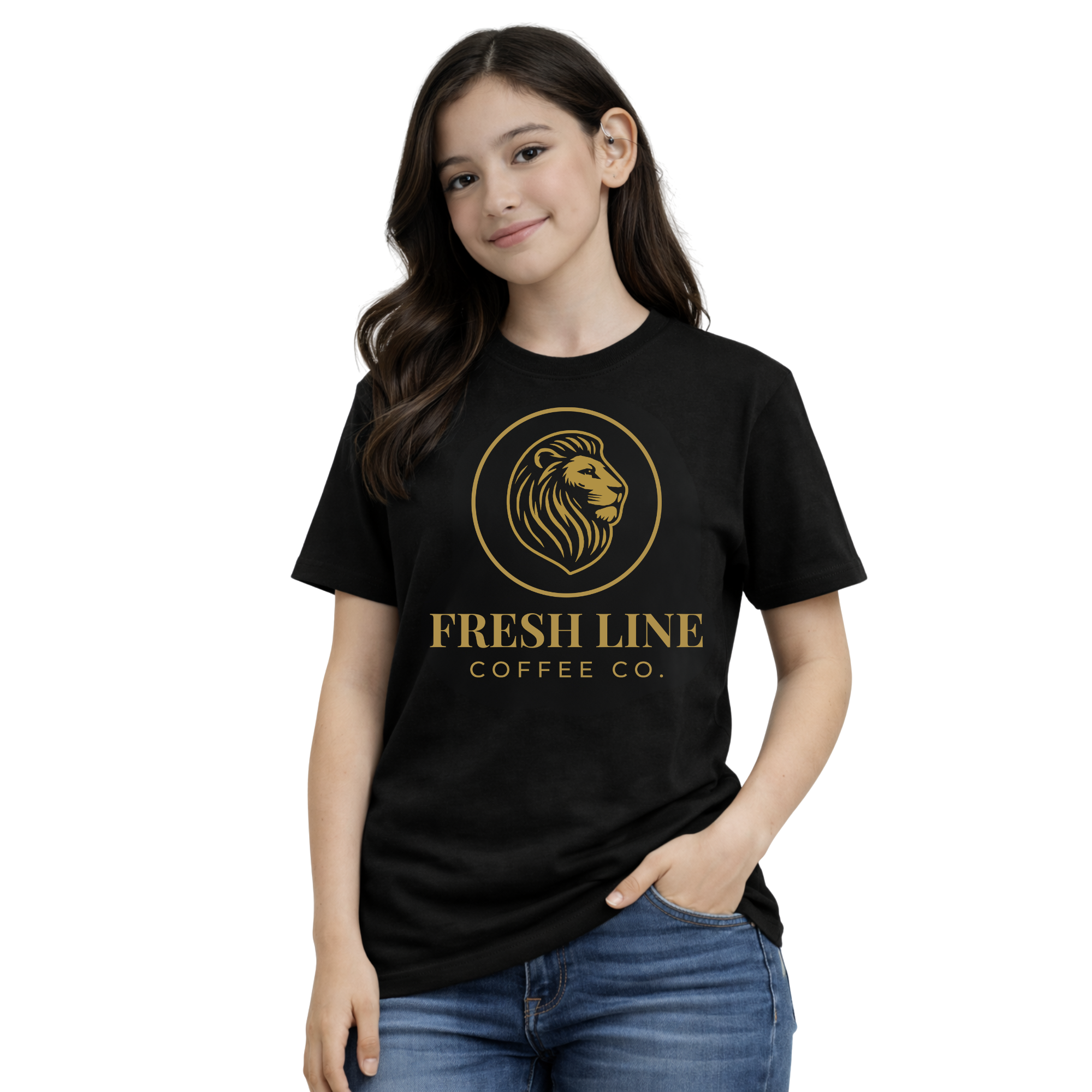 Fresh Line Signature Tee- Black